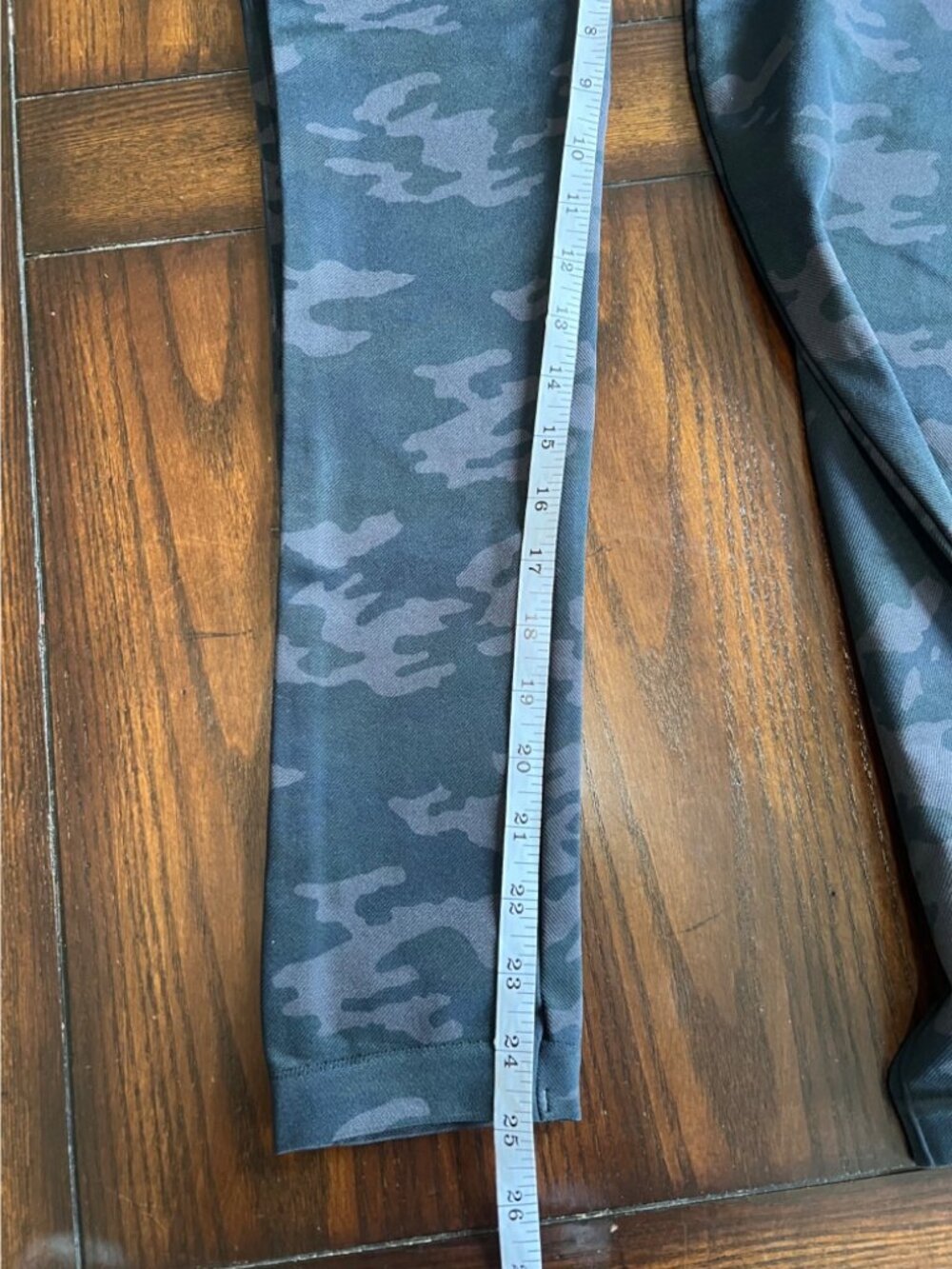 Spanx Look at Me Now Seamless Cropped High Rise Leggings Black/Gray Camo 2X NEW - Picture 8 of 8